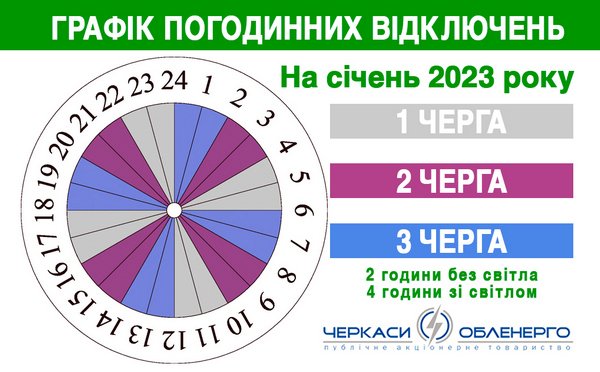 В Черкаській області у святкові дні січня відключень електроенергії не планується | "ДЗВІН"